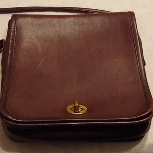 Vintage Coach Crossbody Leather Purse